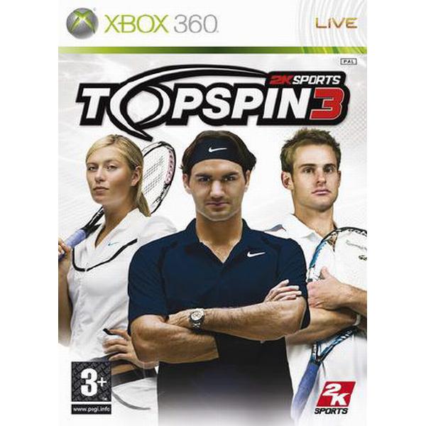 Top Spin 3-XBOX 360-BAZAR (použité zboží)