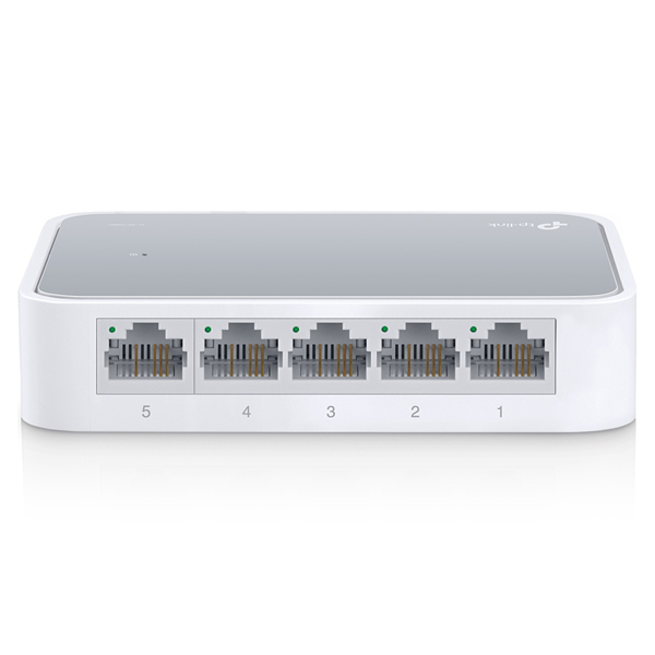 TP-Link TL-SF1005D 5x 10/100Mbps Desktop Switch, white TP-Link TL-SF1005D 5x 10/100Mbps Desktop Switch, white