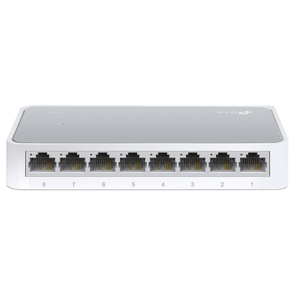 TP-Link TL-SF1008D 8x 10/100Mbps Desktop Switch, white TP-Link TL-SF1008D 8x 10/100Mbps Desktop Switch, white
