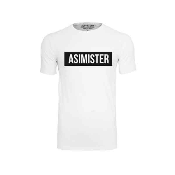 Tričko Asimister bílé L