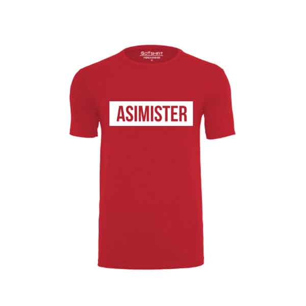 Tričko Asimister červené S