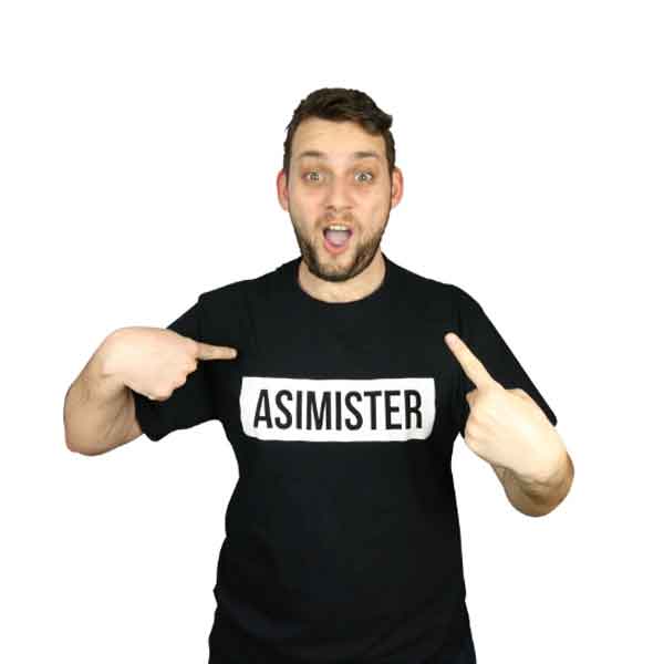 Tričko Asimister černé L