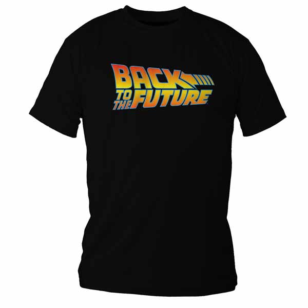 Tričko Back to the Future-Logo L