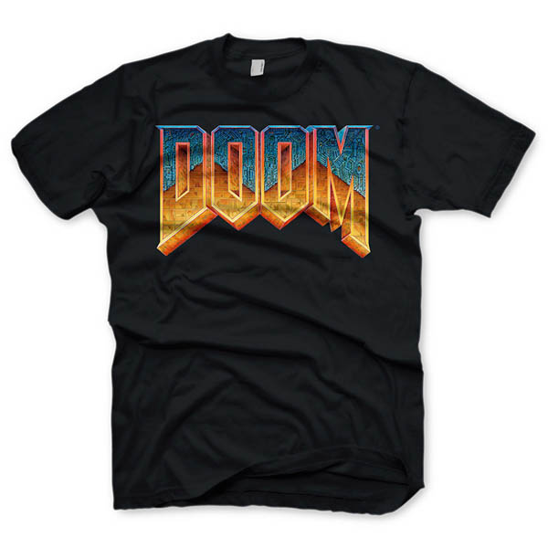 Tričko Doom Logo S