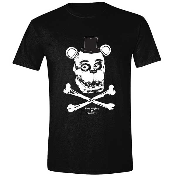 Tričko Five Nights at Freddys-Freddy Crossbones L
