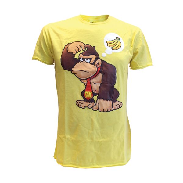 Tričko Nintendo Donkey Kong wants Banana yellow, XLARGE