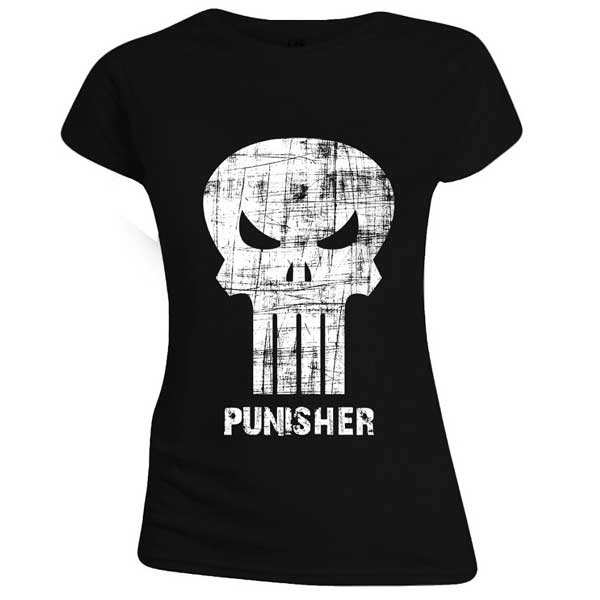 Tričko Punisher Skull Ženské M