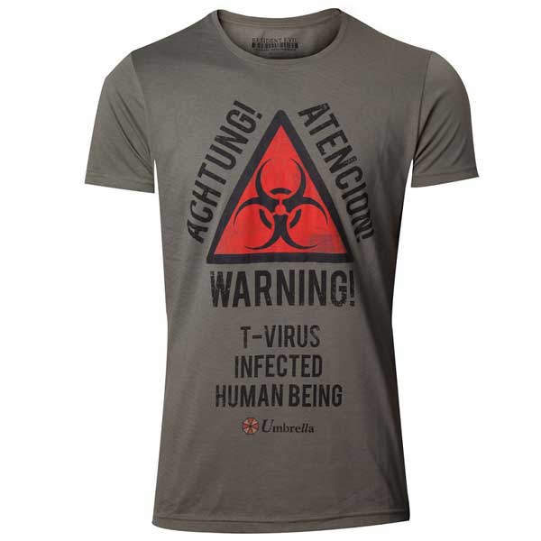 Tričko Resident Evil-Biohazard Warning M