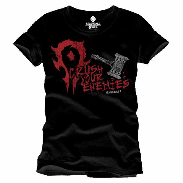 Tričko Warcraft-Crush Your Enemies M Tričko Warcraft-Crush Your Enemies M