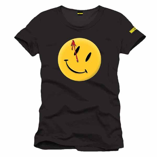 Tričko Watchmen Smiley Badge Black M