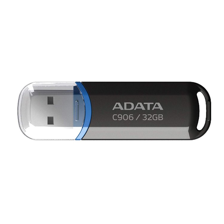 USB klíč A-Data C906, 32GB, USB 2.0, Black (AC906-32G-RBK)