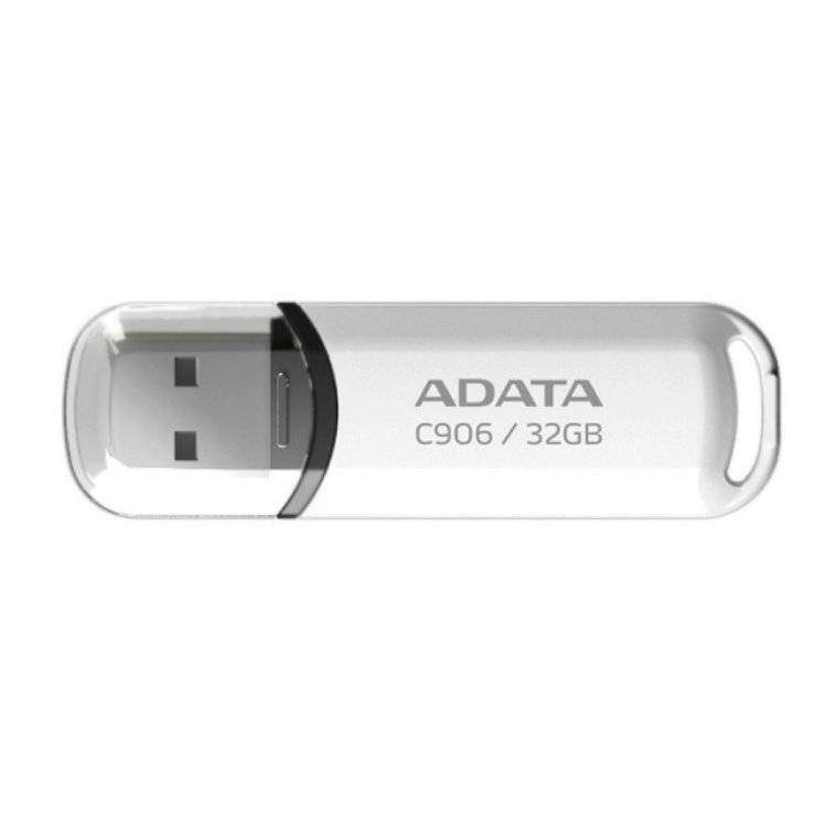 USB klíč A-Data C906, 32GB, USB 2.0, White (AC906-32G-RWH)