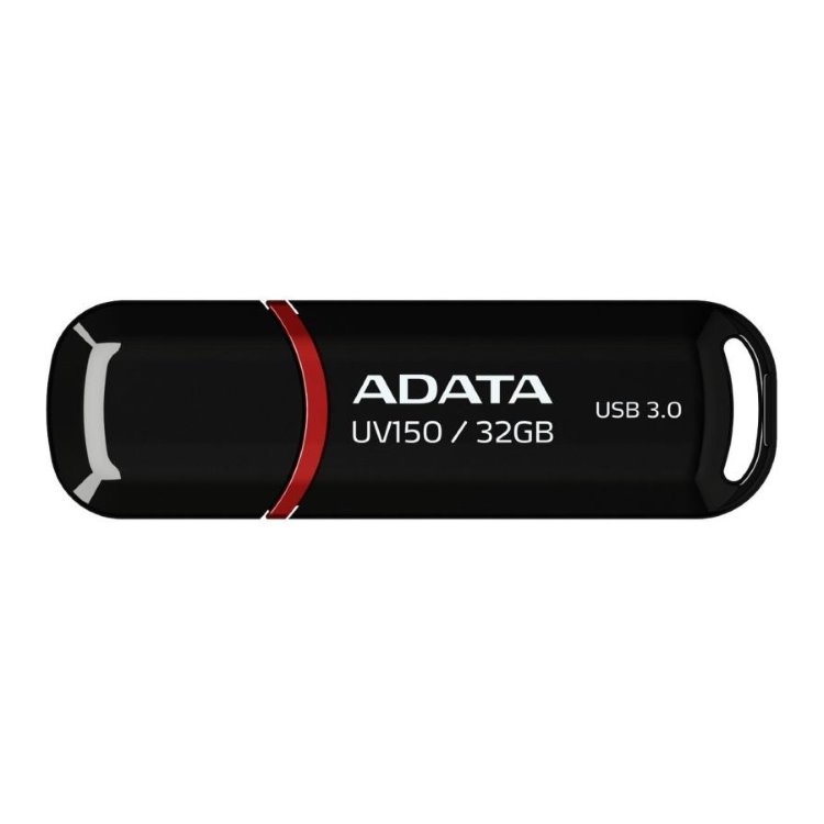 USB klíč A-DATA UV150, 32GB, USB 3.1-rychlost 90/40MB/s (AUV150-32G-RBK)