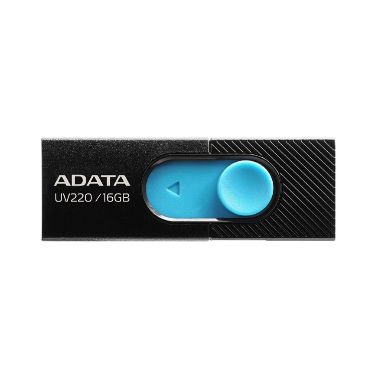 USB klíč A-DATA UV220, 16GB, USB 2.0, Black (AUV220-16G-RBKBL)