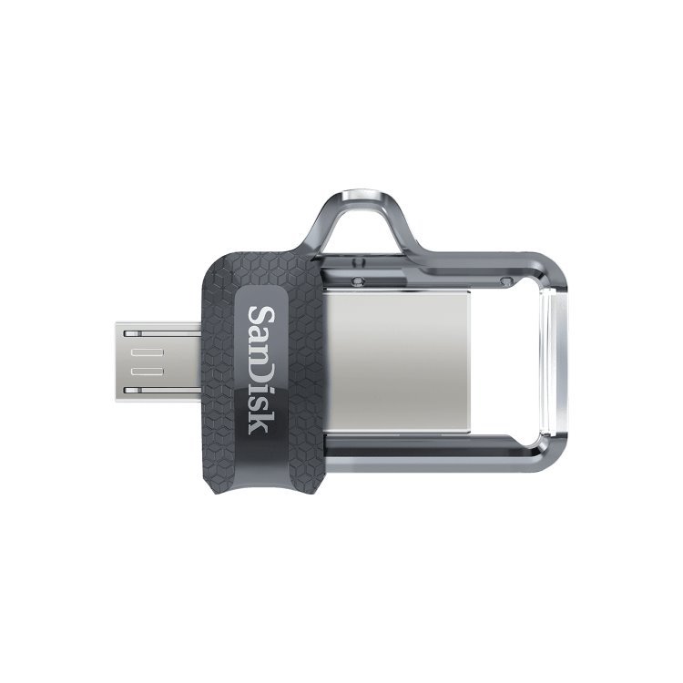 USB klíč SanDisk Ultra Dual Drive m3.0, 16GB, USB 3.0-rychlost 150MB/s (SDDD3-016G-G46)