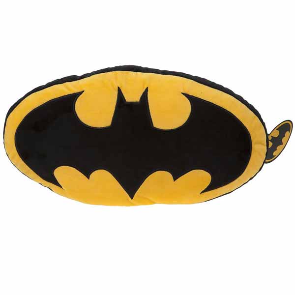 Polštář Batman-Logo Cushion 46 cm Black/Yellow