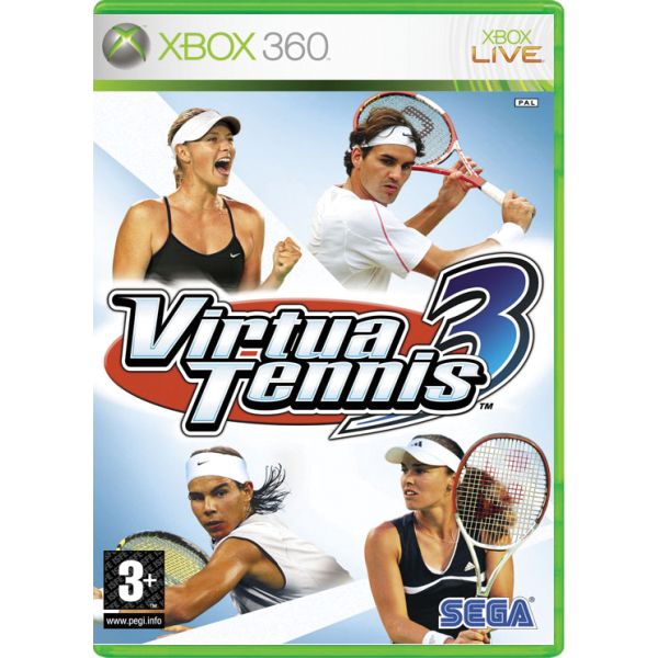 Virtua Tennis 3 [XBOX 360] - BAZAR (použité zboží)