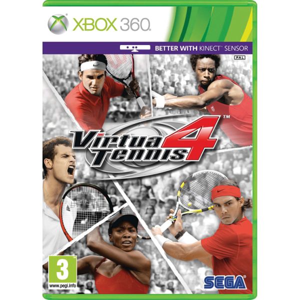 Virtua Tennis 4[XBOX 360]-BAZAR (použité zboží)
