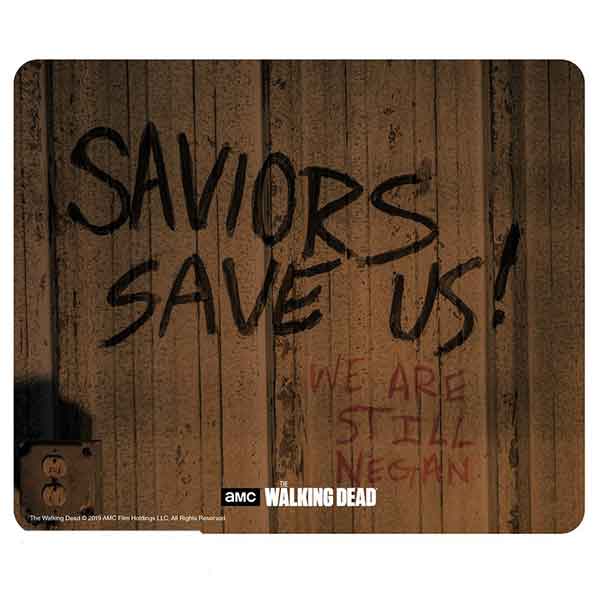 Walking Dead Mousepad-Saviors save us