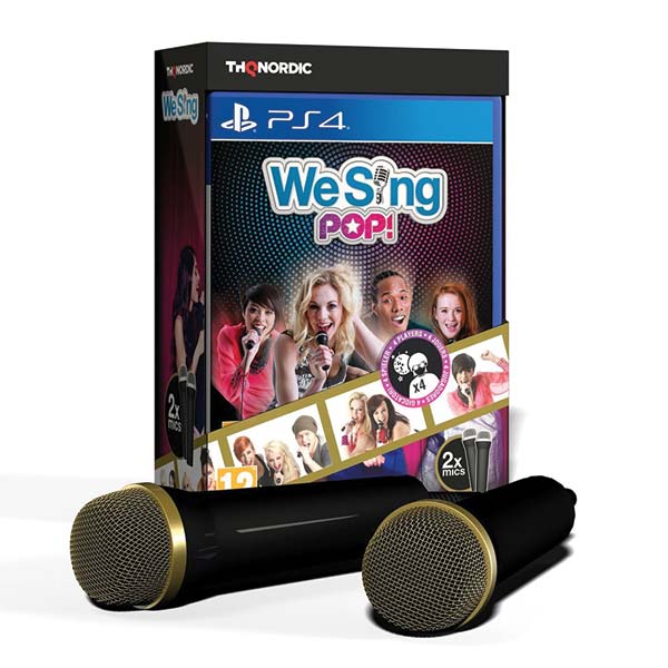 We Sing Pop! + 2 mikrofony (Microphone Bundle)[PS4]-BAZAR (použité zboží)