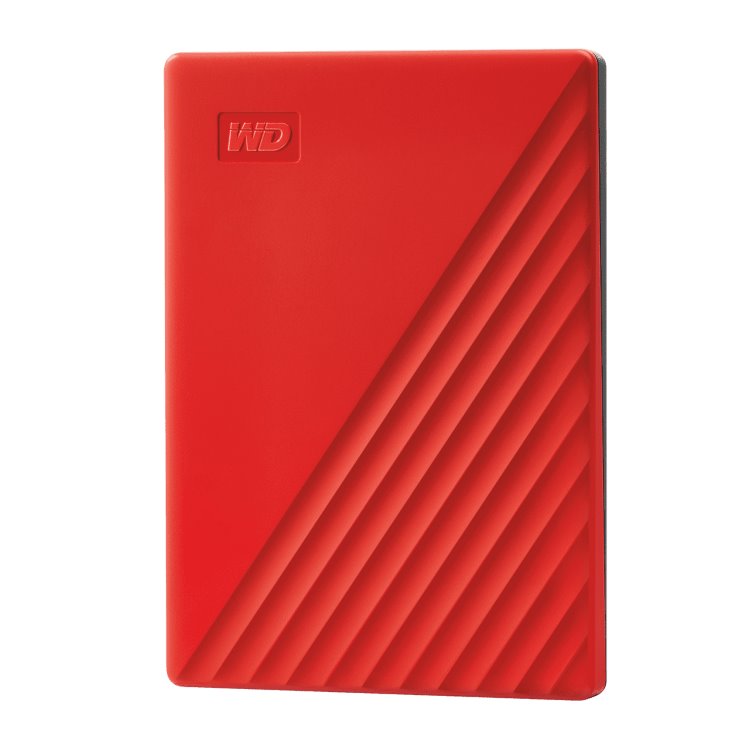 WD HDD My Passport, 2TB, USB 3.0, Red