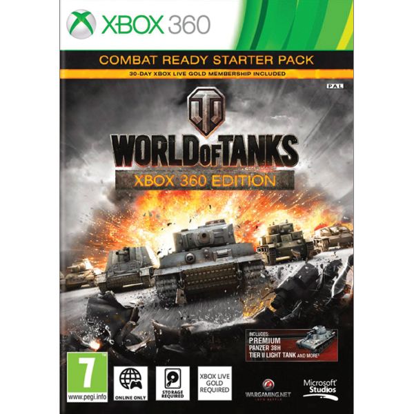 World of Tanks (Xbox 360 Edition Combat Ready Starter Pack)[XBOX 360]-BAZAR (použité zboží)