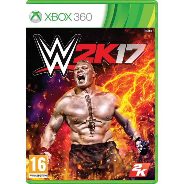 WWE 2K17[XBOX 360]-BAZAR (použité zboží)