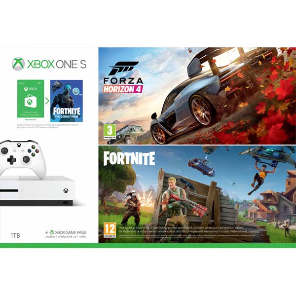 Xbox One S 1TB (Forza Horizon 4 + Fortna The Cobalt Pack)