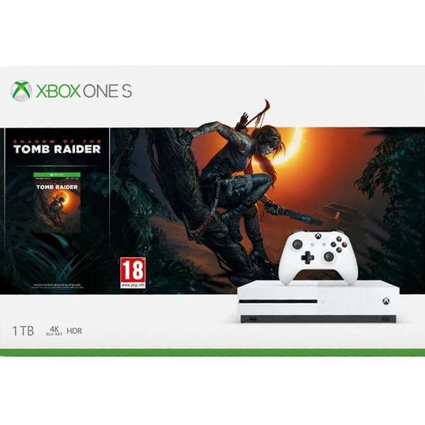 Xbox One S 1TB + Shadow of the Tomb Raider