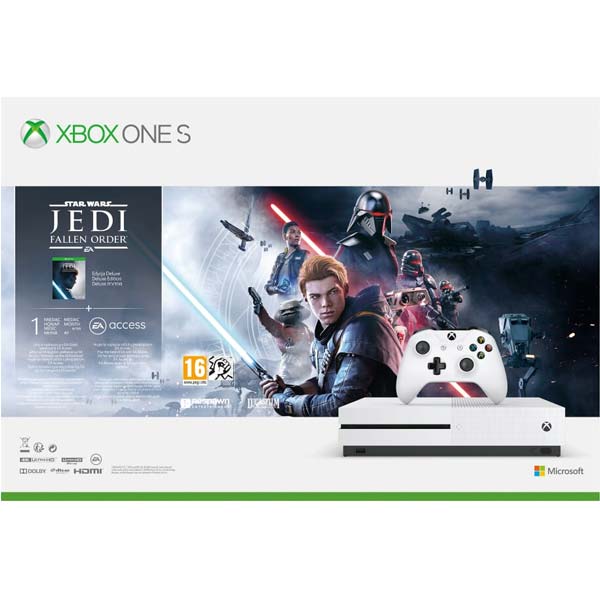 Xbox One S 1TB + Star Wars Jedi: Fallen Order (Deluxe Edition)