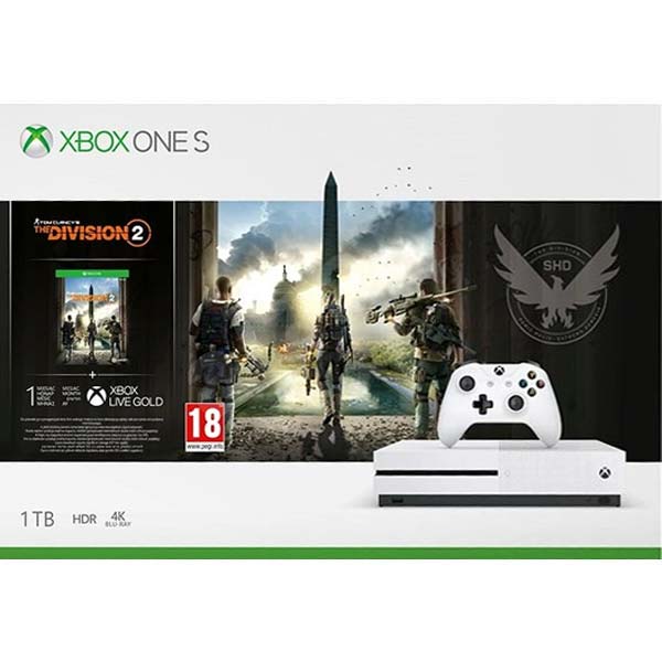 Xbox One S 1TB + Tom Clancys The Division 2 CZ
