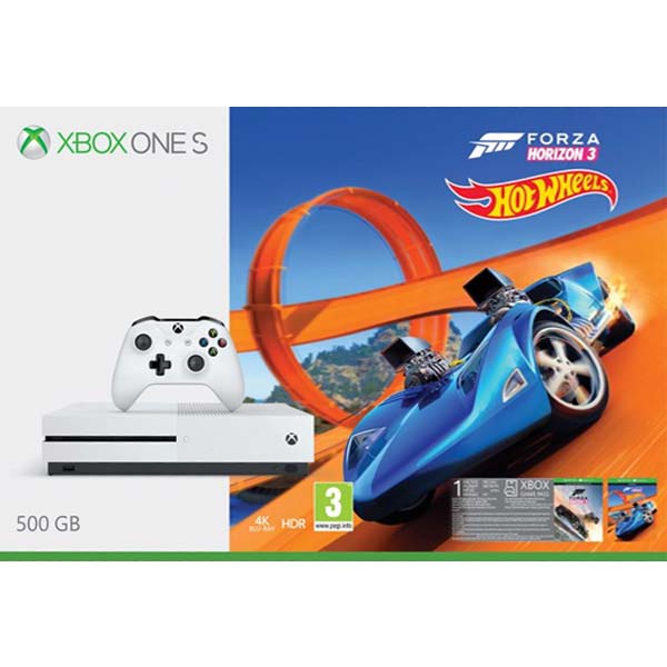 Xbox One S 500GB + Forza Horizon 3 + Forza Horizon 3: Hot Wheels