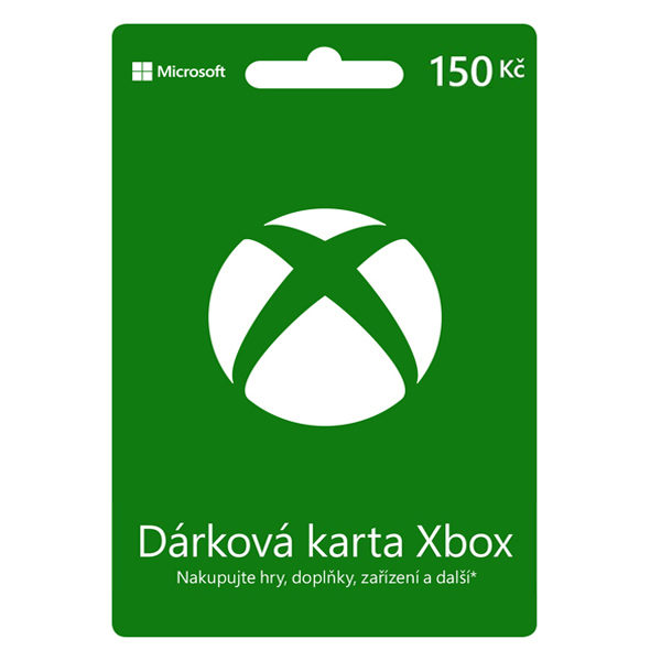 Xbox Store 150 Kč - elektronická peněženka
