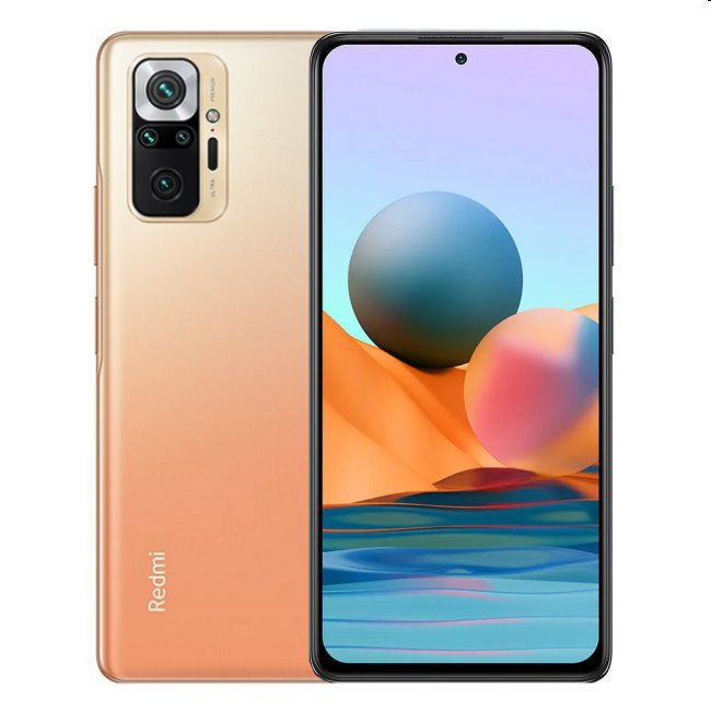 Xiaomi Redmi Note 10 Pro, 6/128GB, bronze, Třída B - použité, záruka 12 měsíců