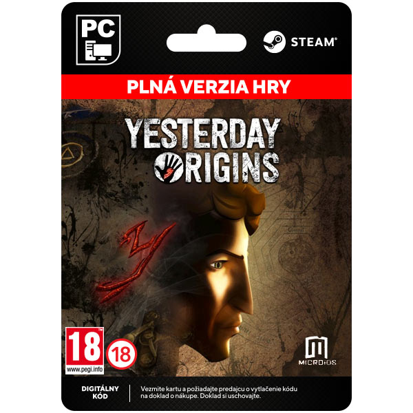 Yesterday Origins [Steam]