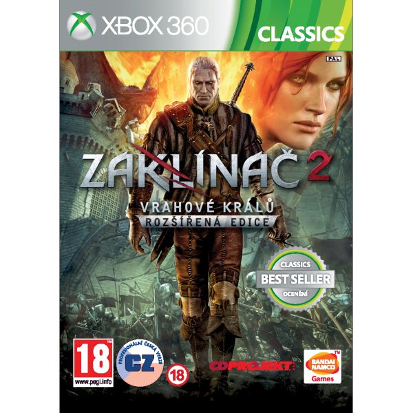 Zaklínač 2: Vrahové králů CZ (Rozšířená edice) XBOX 360-BAZAR (použité zboží)