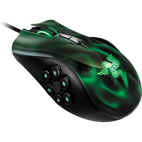 Herní myš Razer Naga Hex Expert MOBA/Action-RPG, zelená