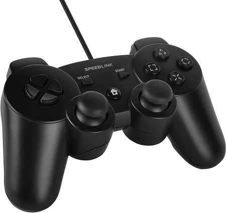 Speed Link Strike FX Gamepad for PC & PS3, black Speed Link Strike FX Gamepad for PC & PS3, black
