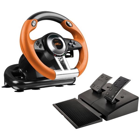 Volant Speedlink Drift O.Z.  Racing Wheel pro PC, černo-oranžový