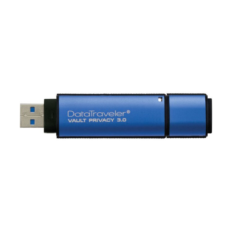 USB klíč Kingston DataTraveler Vault Privacy 3.0, 16GB, AES 256-bit šifrování, USB 3.0-rychlost 165MB/s (DTVP30/16GB)
