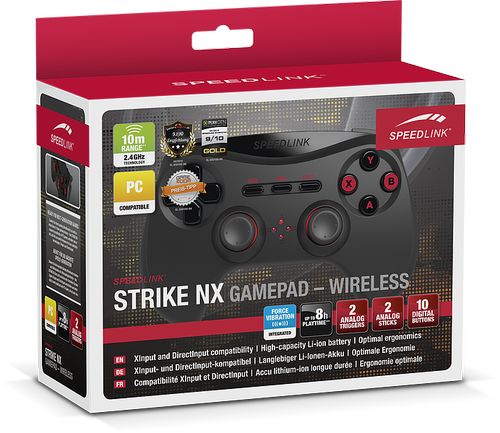 Bezdrátový herní ovladač Speedlink Strike NX Gamepad Wireless pro PC