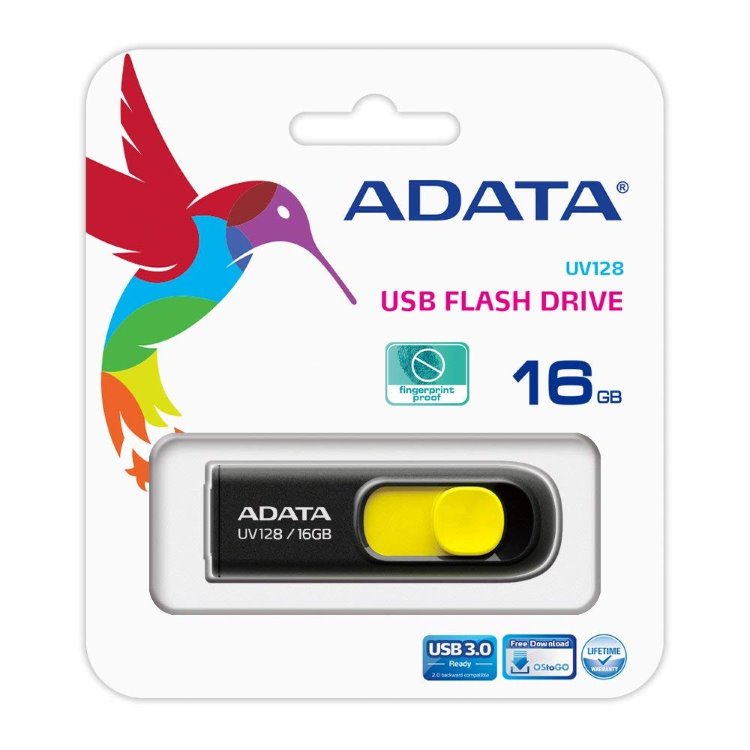 USB klíč A-DATA UV128, 16GB, USB 3.1-rychlost 90/40 MB/s (AUV128-16G-RBY) USB klíč A-DATA UV128, 16GB, USB 3.1-rychlost 90/40 MB/s (AUV128-16G-RBY)