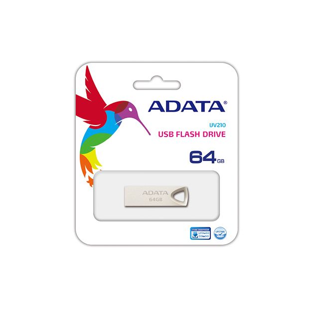 USB klíč ADATA UV210, 64GB, USB 2.0 (AUV210-64G-RGD)