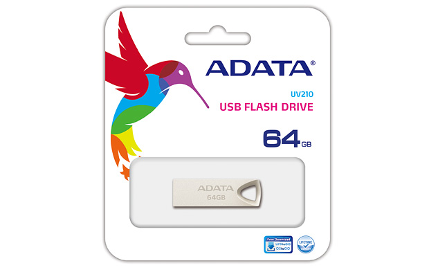 USB klíč ADATA UV210, 64GB, USB 2.0 (AUV210-64G-RGD)