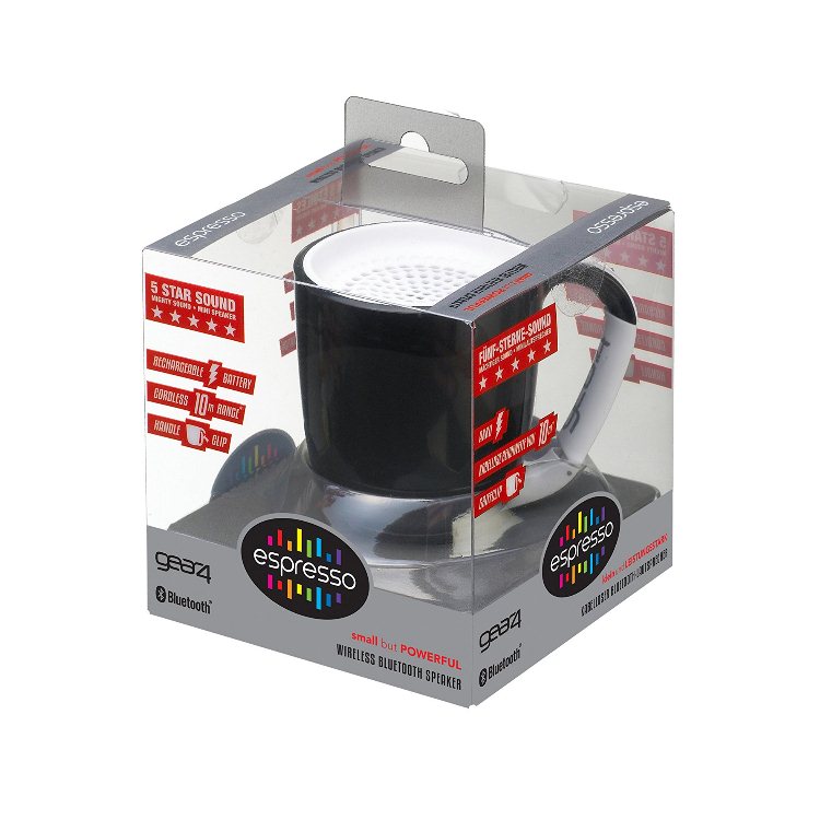 Bluetooth reproduktor Gear4, Espresso, Black
