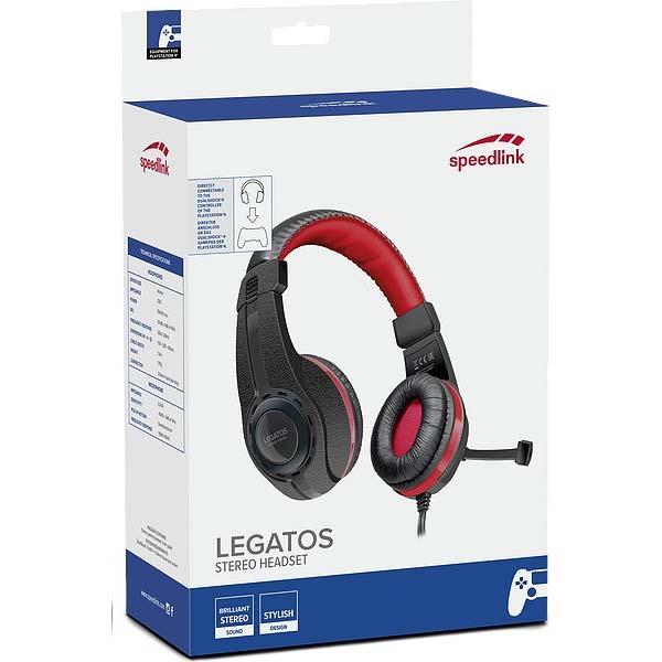 Herní sluchátka Speedlink Legatos Stereo Headset pro PS4