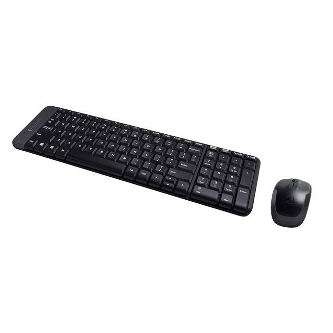 Bezdrátový set Logitech Wireless Set-Keyboard and Mouse MK220, US Bezdrátový set Logitech Wireless Set-Keyboard and Mouse MK220, US