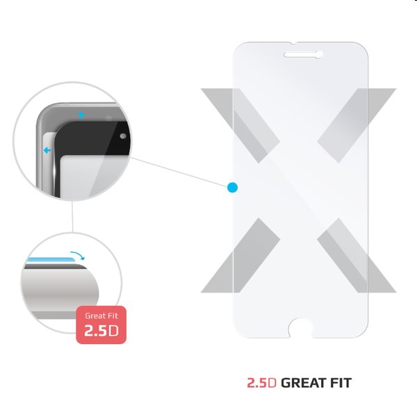 FIXED ochranné tvrzené sklo pro Apple iPhone 6/6S/7/8/SE (2020/2022)