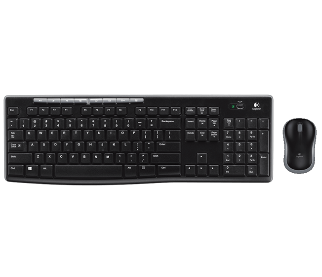 Logitech Wireless Set-Keyboard and Mouse MK270, CZ