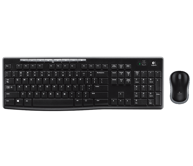 Logitech Wireless Set-Keyboard and Mouse MK270, CZ Logitech Wireless Set-Keyboard and Mouse MK270, CZ